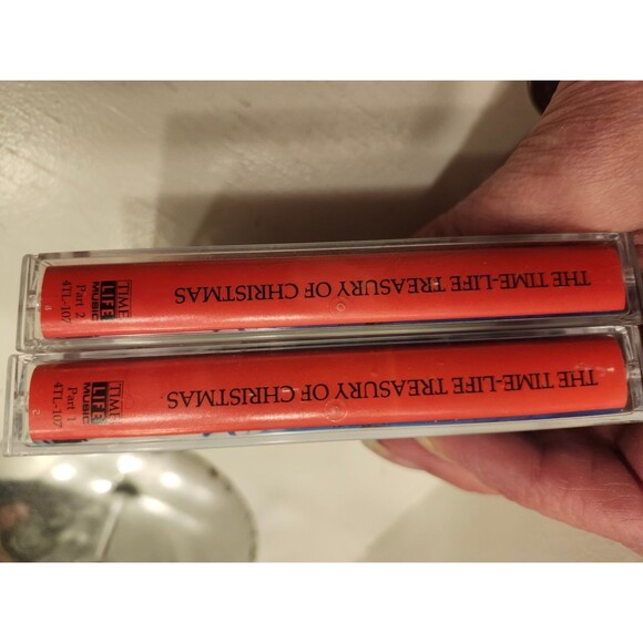 Time Life Treasury of Christmas Music Cassette 2 Tapes Sides 1-4 Tape Set 1986 - Picture 4 of 12